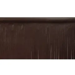 5 Yards of 4" Matte Finish Vegan Leather Fringe Trim | 5 yard cut Dark Brown