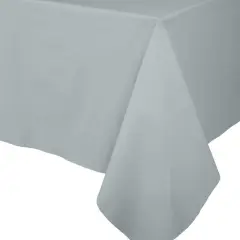 SILVER PAPER LINEN LIKE TABLE COVER