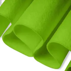 FabricLA Craft Felt Fabric - 18" X 18" Inch Wide & 1.6mm Thick Felt Fabric - Lime 241 - Use This Soft Felt for Crafts - Felt Material Pack