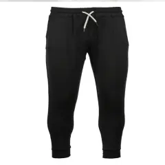 Burnside&reg; Ladies' Soft Jersey Jogger HEATHER BLACK