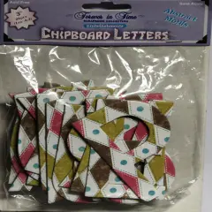 Forever In Time Chipboard 3" Letters