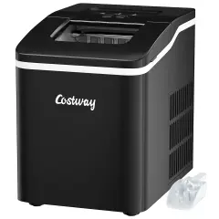 Costway Portable Ice Maker Machine Countertop 26Lbs/24H Self-cleaning w/ Scoop