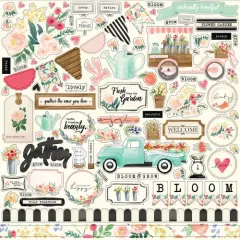 Carta Bella Flower Market 12x12 Element Stickers