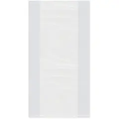 Plymor 8" x 3" x 15" (Pack of 100), 1 Mil Gusseted Plastic Bags