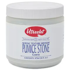 Utrecht Pumice Stone Gel Medium - Pint Jar