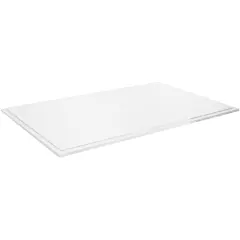Plymor Clear Acrylic Rectangular Display Base, 20.75" W x 12.75" D x 0.5" H