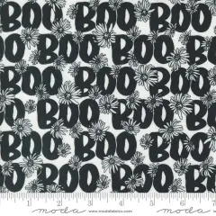 Noir Pumpkin Boo Black & White 44"/45" Fabric Per Yard
