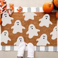 Large Halloween Doormat Stencils Reusable Boo Ghost Stencil(Halloween 01)
