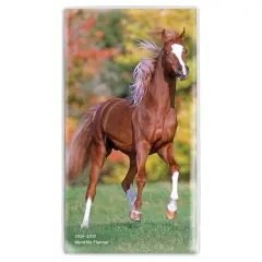 Horse Lovers | 2026-2027 3.5 x 6.5 Inch Two Year Monthly Pocket Planner Calendar