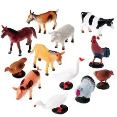 Farm Animals Include 12 Units