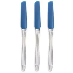 Norpro Silicone Cake Decorating Icing Frosting Spreading Spatula Blue
