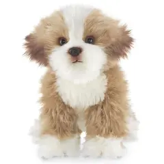 Bearington Murphy The Maltipoo Stuffed Animal, 13 Inch Stuffed Dog Plush, For Ages 3-14 White
