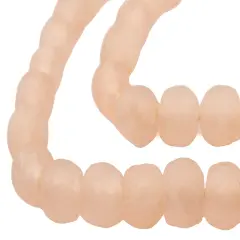 The Bead Chest African Recycled Glass Beads &ndash; Handmade in Ghana &ndash; Rose 14mm Strand for Jewelry Making, Crafts, and Home Decor I Approximately 41-44 Beads