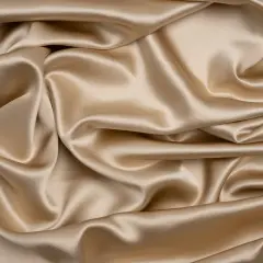 1 Yard Winter Wheat Silk Crepe Back Satin Elegant Soft Lustrous Premium Fabric 44 inch Width