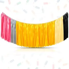 Back to School Decorations Pencil Ribbon Garland Yellow Pencil Hanging Tassel Garland 40 Inches