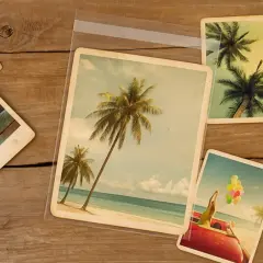 Crystal Clear Bags&reg; with Flap 5 7/16" x 7 1/4" 100 pack B75