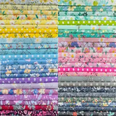 25pcs 8" x 8" Cotton Quilting Fabric Squares Fat Quarter Bundles Fabric