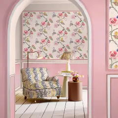Cath Kidston Catnip Neutral Wallpaper