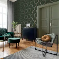 Boutique Refine Geo Green & Gold