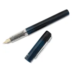 Platinum Prefounte Fountain Pen - Graphite Blue, Medium