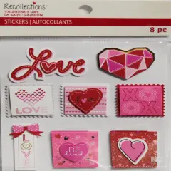 Recollections Valentine's Day Icons Dimensional Stickers