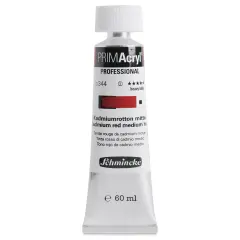 Schmincke Primacryl Professional Acrylic Paint - Cadmium Red Medium Hue, 60 ml Tube