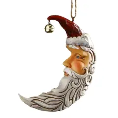 Starry Night Santa Moon Ornament - A Heartwood Creek Christmas Collectible