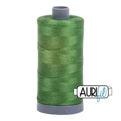 Dark Grass Green (5018) | 28wt Large Spool (750M / 820Y) | Aurifil Thread