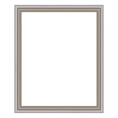 Traditional Silver leaf Pewter Picture Frame