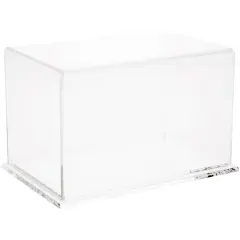 Plymor Clear Acrylic Display Case, 8" W x 5" D x 5" H Clear Base