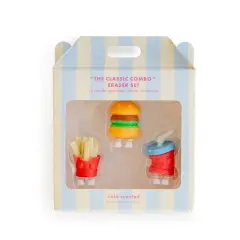 FAST FOOD ERASER SET