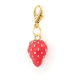 STRAWBERRY DOG COLLAR CHARM