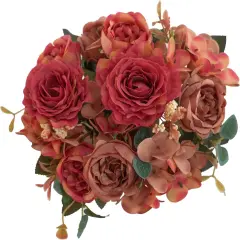 2 Packs Fall Orange Flowers Artificial for Decoration