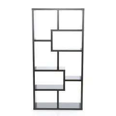 Modern 70.75-inch High Display Cabinet Bookcase with 10 Shelves