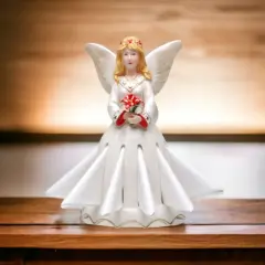 Ceramic Winter Fairy Napkin Holder, Home D&eacute;cor, Gift for Her, Gift for Mom, Kitchen D&eacute;cor, Christmas D&eacute;cor