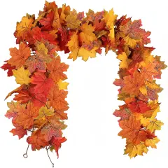 2 Pcs Fall Leaves Garland