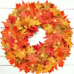 26 Inch Large Foldable Fall Wreaths