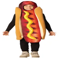 Hot Dog Grilled in Bun Ultimate Halloween Costume, Various Child & Tween Sizes