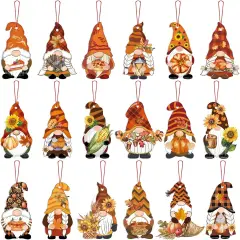48 Pcs Fall Gnome Ornaments for Tree