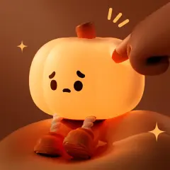 Cute Silicone Starry Night Light Pumpkins