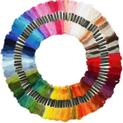 100PCS Embroidery Floss Cross Stitch Kits
