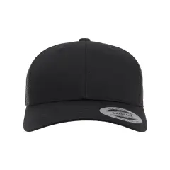 YP Classics&reg; Adult Retro Trucker Cap Vintage & Stylish Fit BLACK