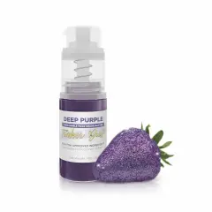 Bakell - Deep Purple Tinker Dust Edible Glitter (4g, 1x Spray Pump) for Food, Desserts, and Beverages!