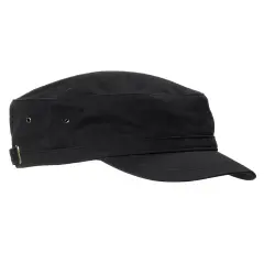 Big Accessories&reg; Short Bill Cadet Cap BLACK