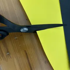 Left-Handed Scissors for Adults, 8 Inch Titanium Coating with Stainless Steel Blade, for Dressmaking, Leather Professional Sewing Fabric, Crafting and Home General Use, Black