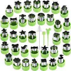 Cookie Cutters Mini Vegetable & Fruit Shape 35 Pack