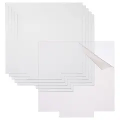 6 Pack Square Laser Engraving Blanks for Acrylic Light Base, 2mm Plexiglass Sheets (5.9 x 5.9 In) Clear