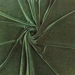 1 Yard Misty Glitter Velvet Fabric for Costumes Apparel Cosplay Dresses Crafts 60 Inches Width Hunter Green