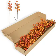 32 Pack Fall Floral Picks and Sprays - 6.5 Inch