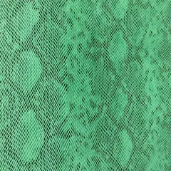 1 Yard Matte Faux Python Snake Skin Vinyl Fabric For Upholstery 54 Inch Wide Green